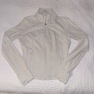 lululemon cropped define jacket (bone size 8)